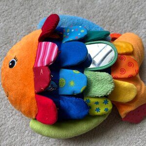Melissa & Doug Flip Fish Soft Baby Toy Sensory Tummy Time Toy